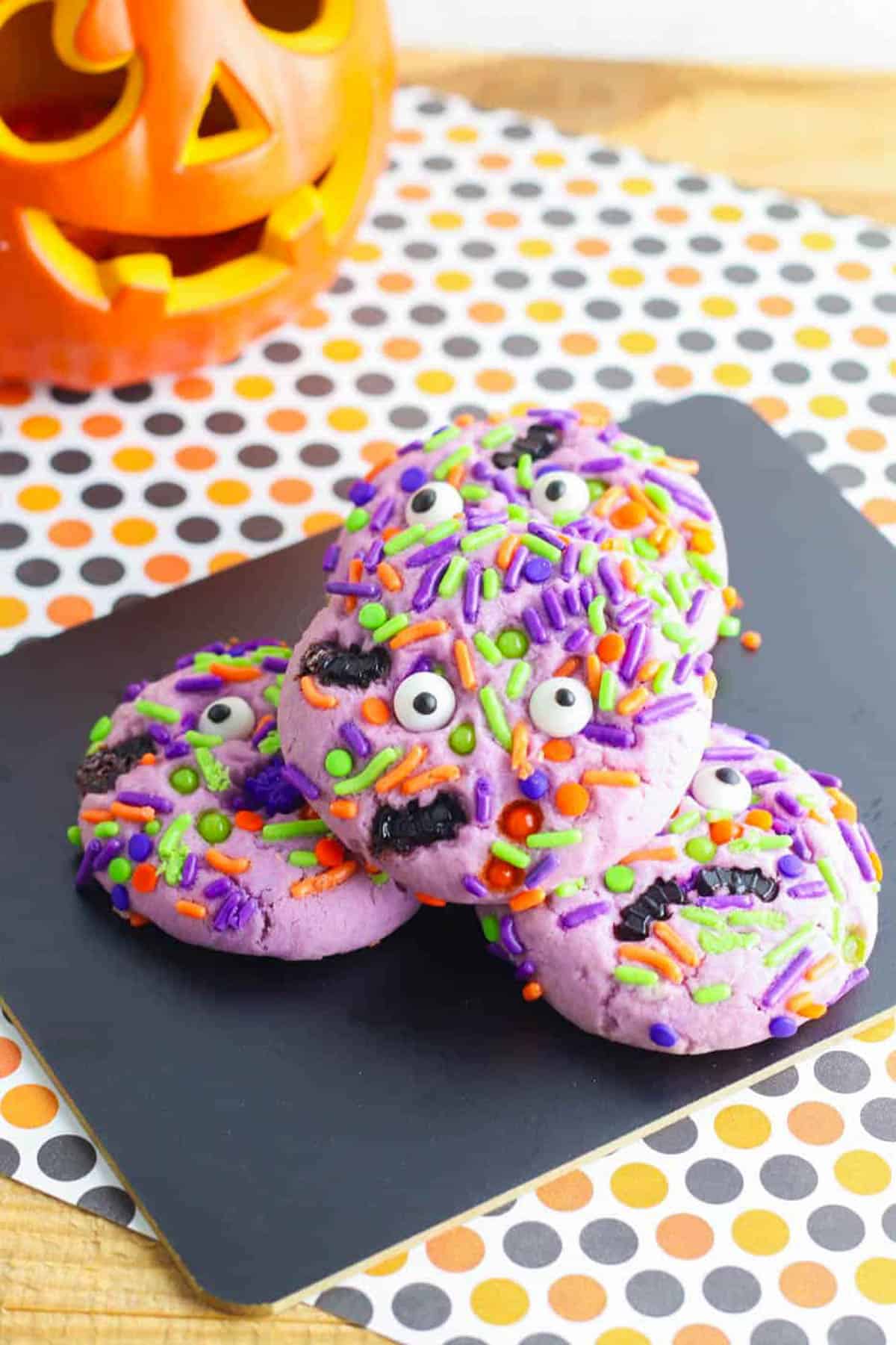Halloween Monster Cookies