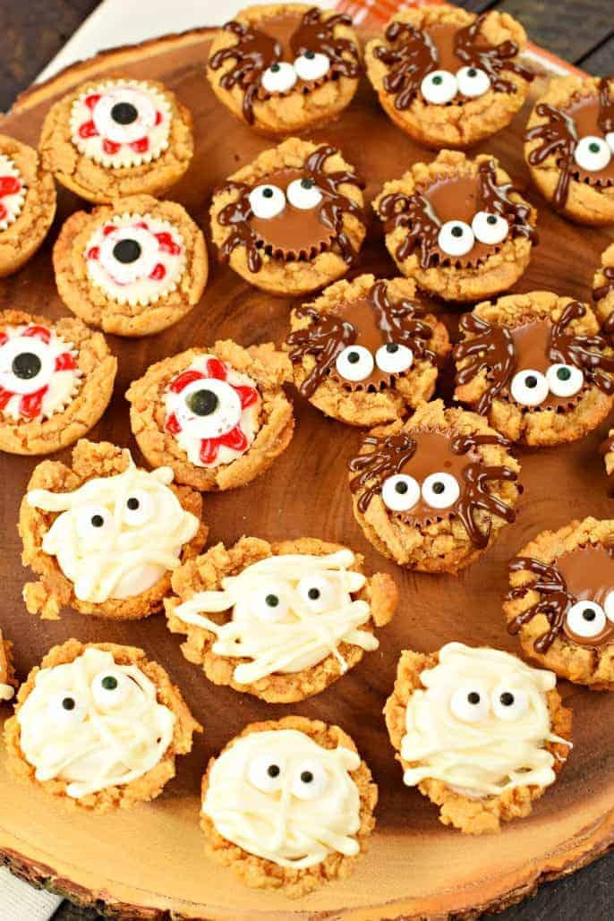 Halloween Peanut Butter Cookie Cups