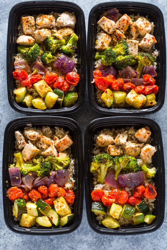 Healthy Chicken and Veggies Meal Prep