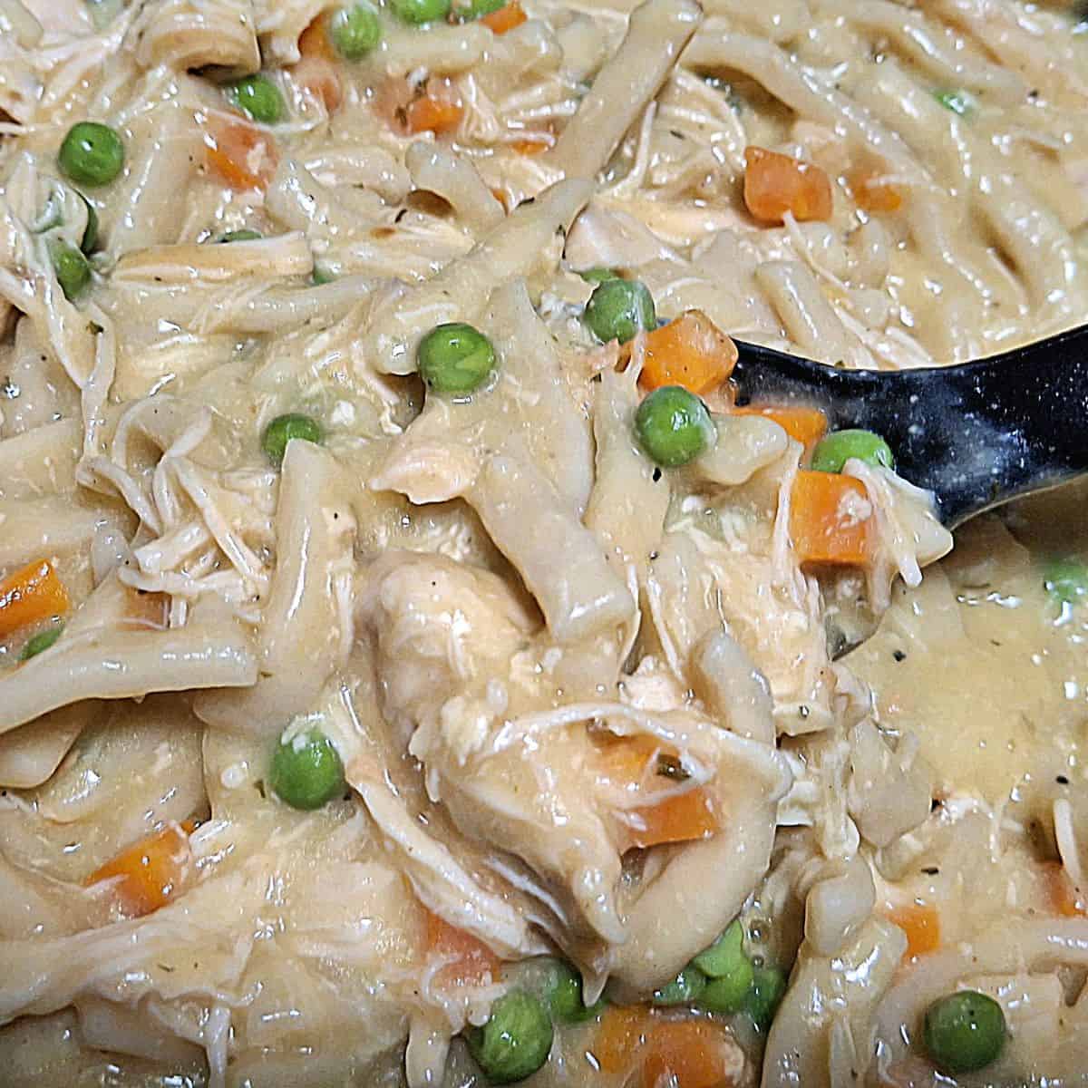 Low Sodium Chicken & Noodles (Slow-Cooker)