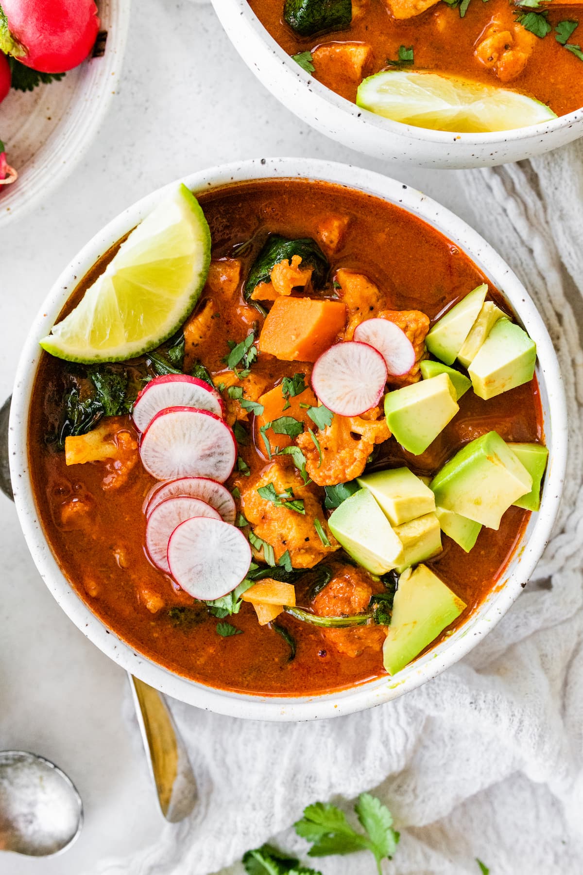 Mexican Sweet Potato Chicken Soup