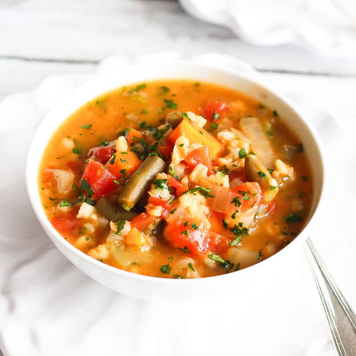 Vegetable Barley Soup Recipe (Slow Cooker)