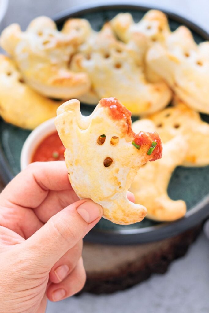 Halloween Ghost Taco Hand Pies