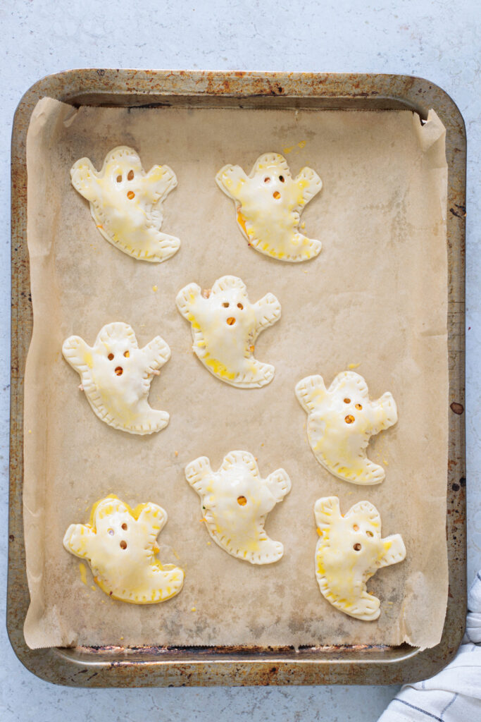 Halloween Ghost Taco Hand Pies