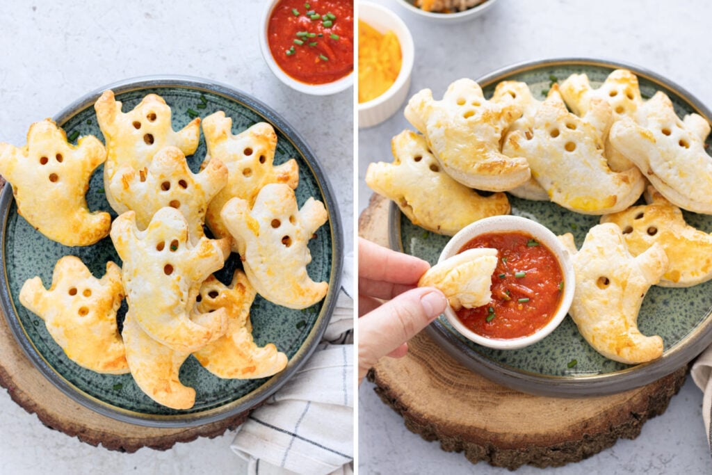 Halloween Ghost Taco Hand Pies