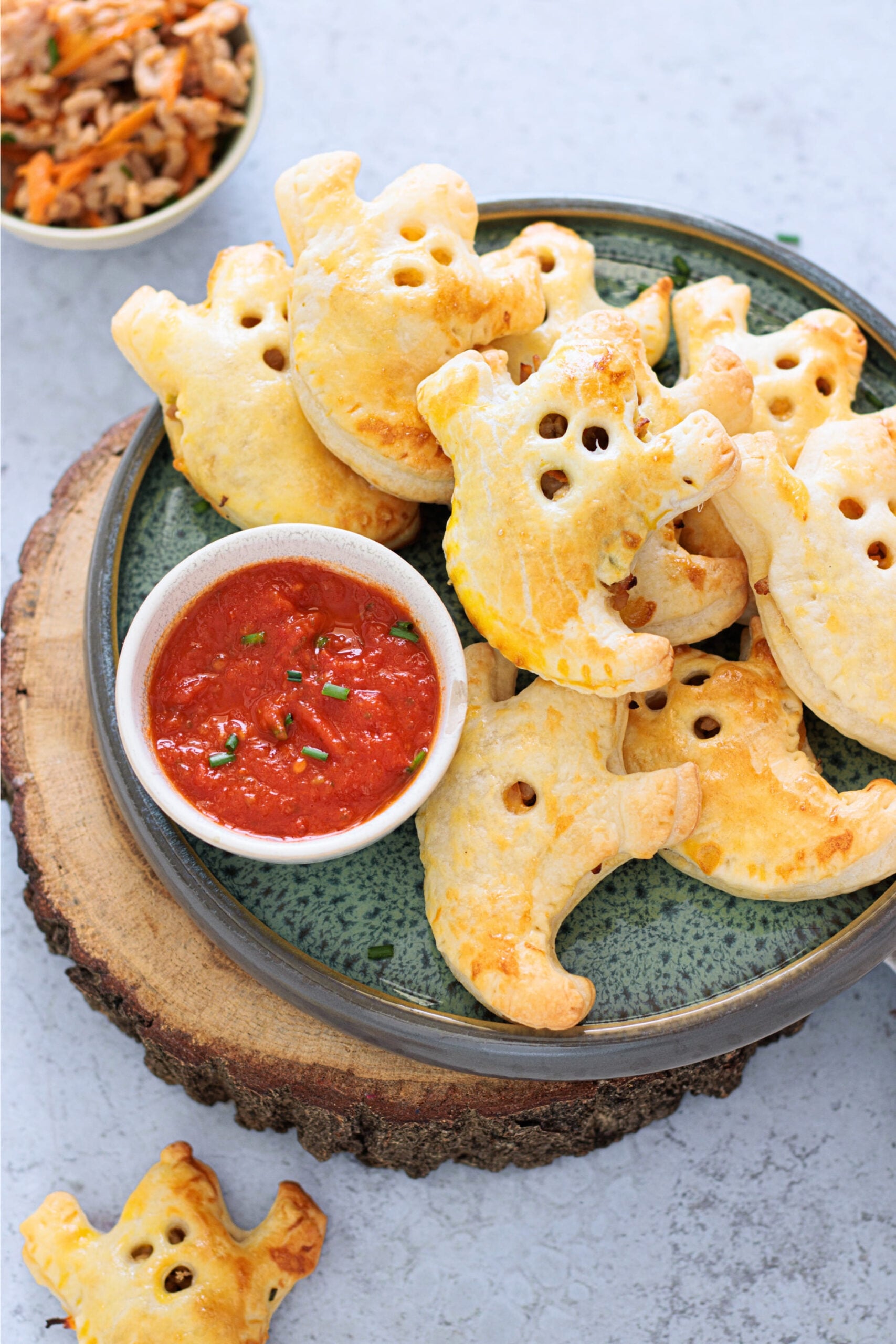 Halloween Ghost Taco Hand Pies