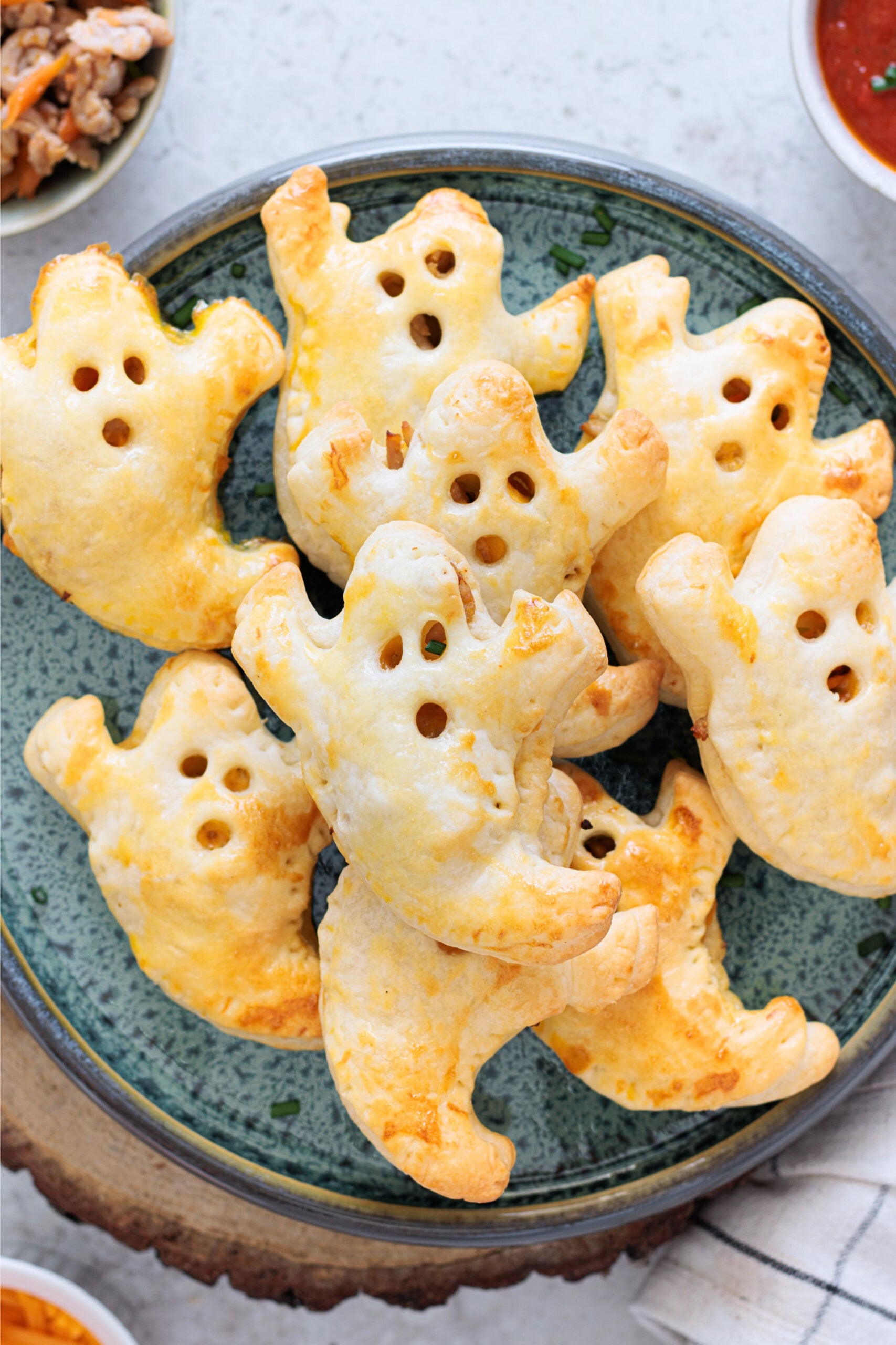 Halloween Ghost Taco Hand Pies