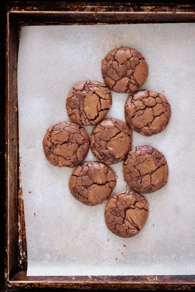 Halloween Mummy Brownie Cookies