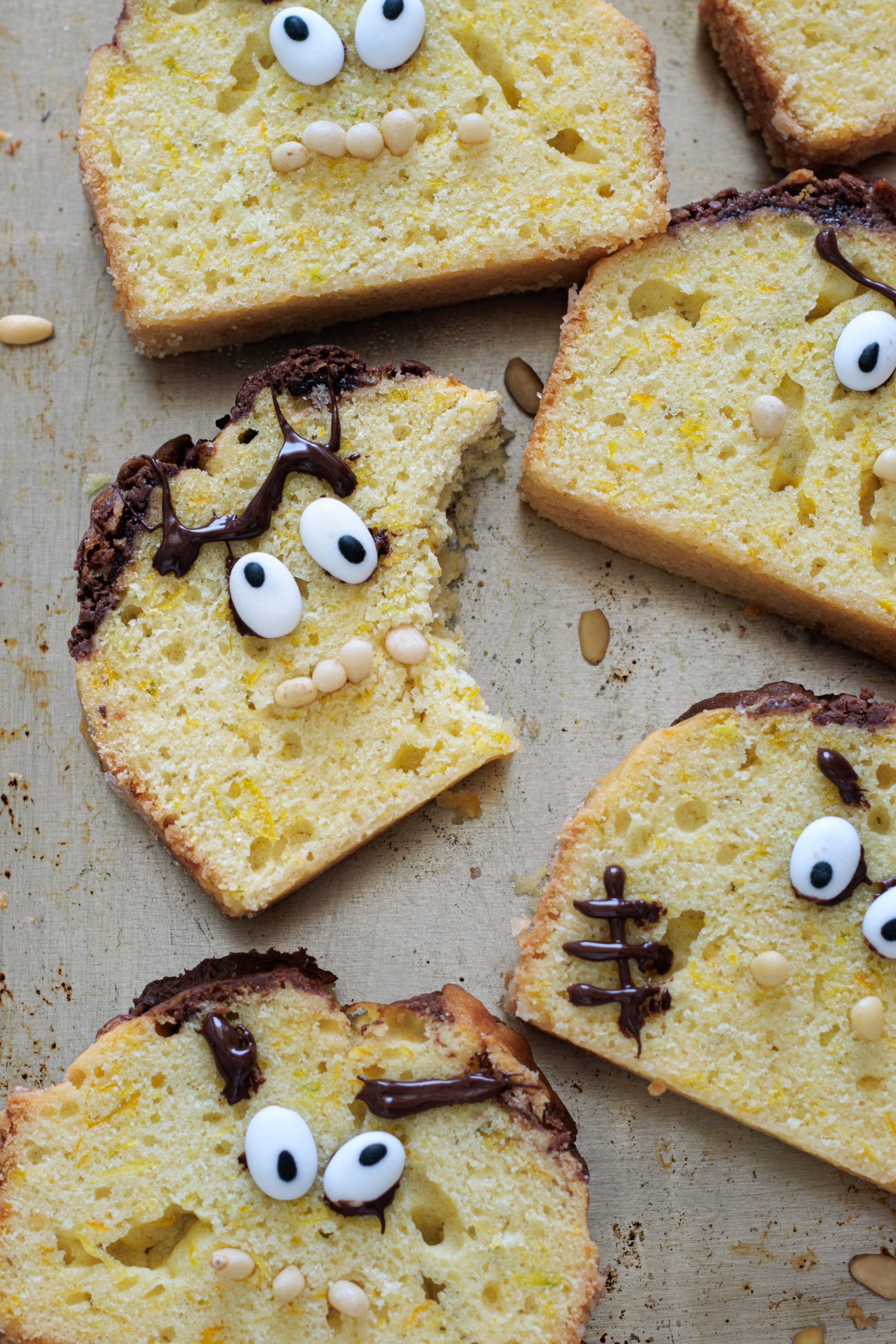 Halloween Pumpkin Chocolate Loaf Cake
