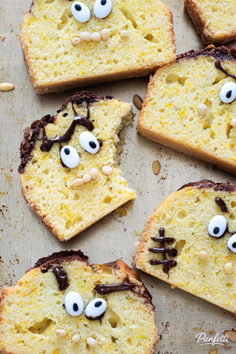 Halloween Pumpkin Chocolate Loaf Cake