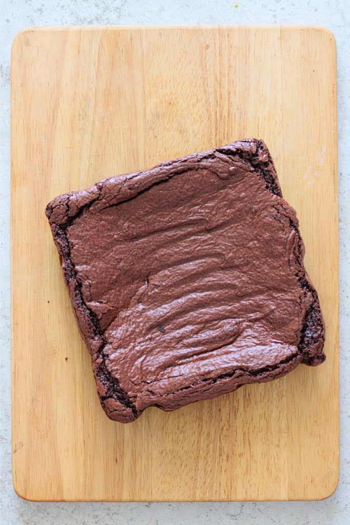Halloween Spiderweb Brownies