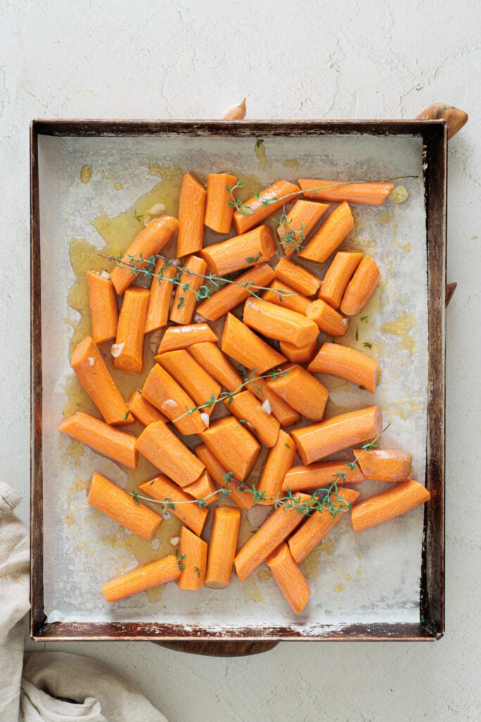 Honey Maple Roasted Carrots Step 3