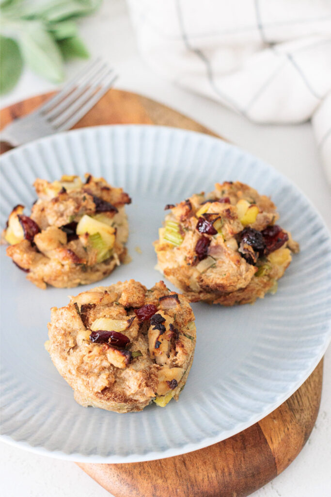 Sausage Apple Stuffing Muffins