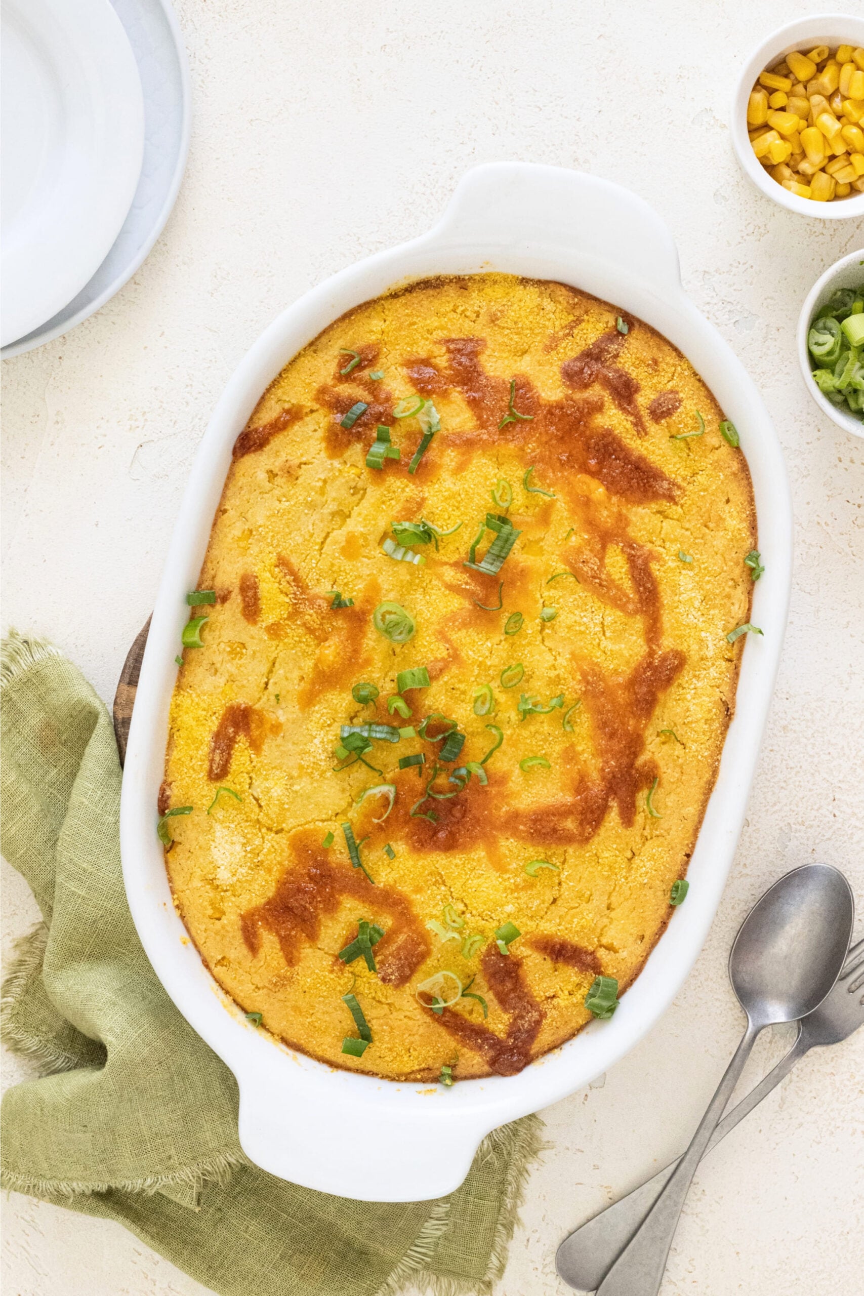 Creamy Jalapeno Corn Casserole