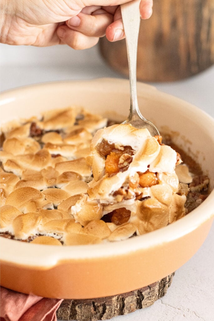 Sweet Potato Casserole with Marshmallows