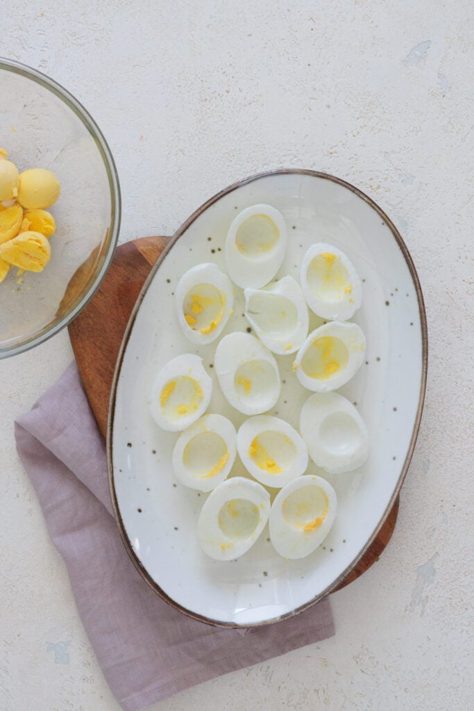 Deviled Eggs with Maple and Crispy Sage