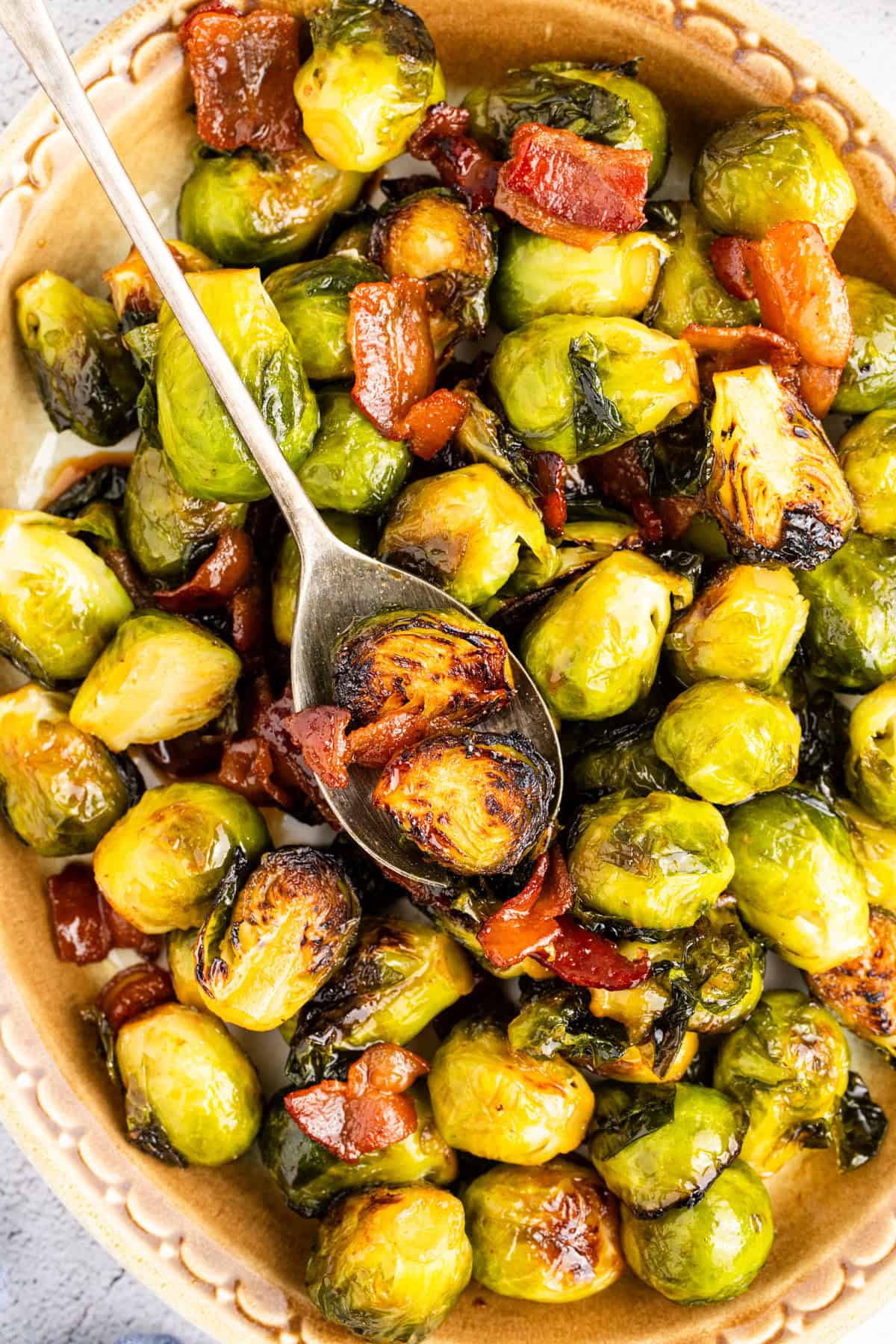 Maple Bacon Brussels Sprouts