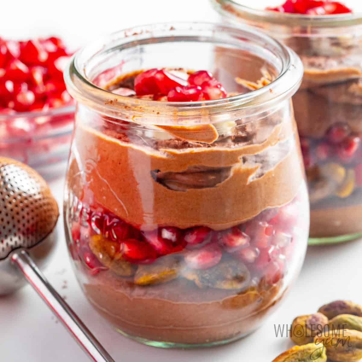 Chocolate Pomegranate Dessert