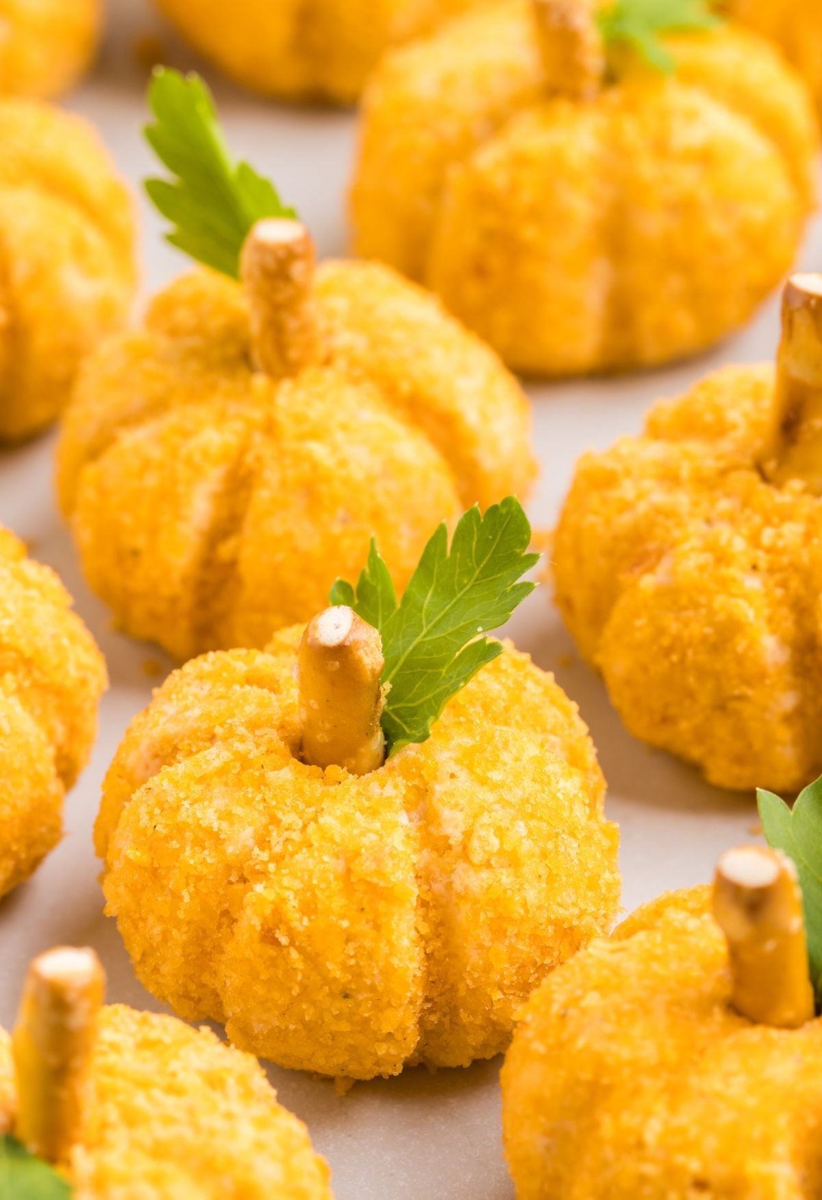 Mini Pumpkin Cheese Balls