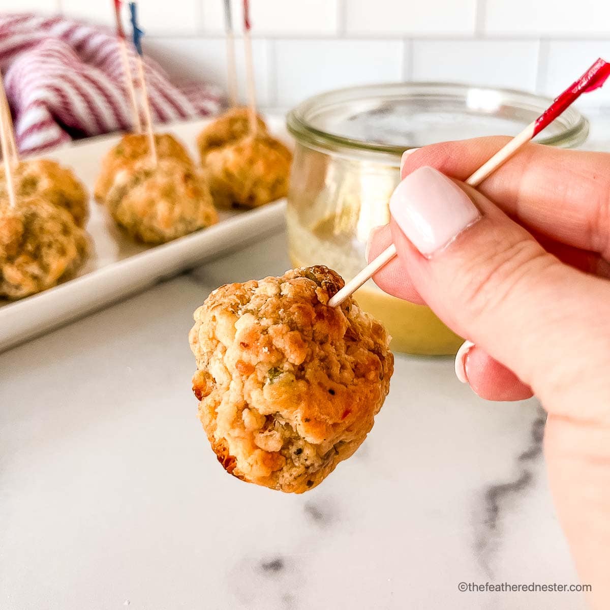 Pimento Cheese Sausage Balls